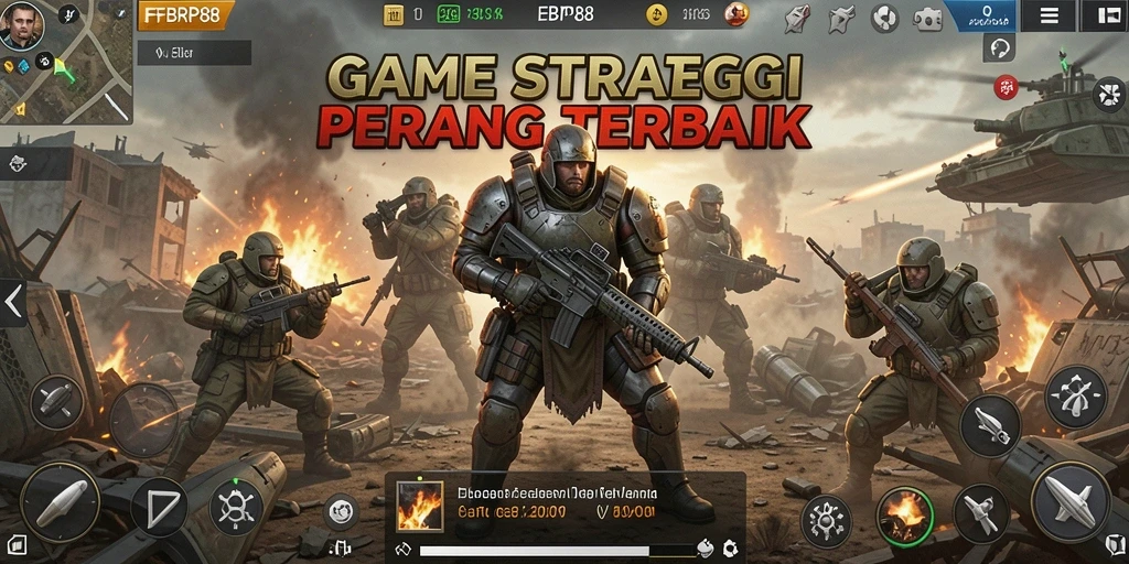 Tampilan gameplay menarik dari FBRP88 menunjukkan aksi pertempuran intens.