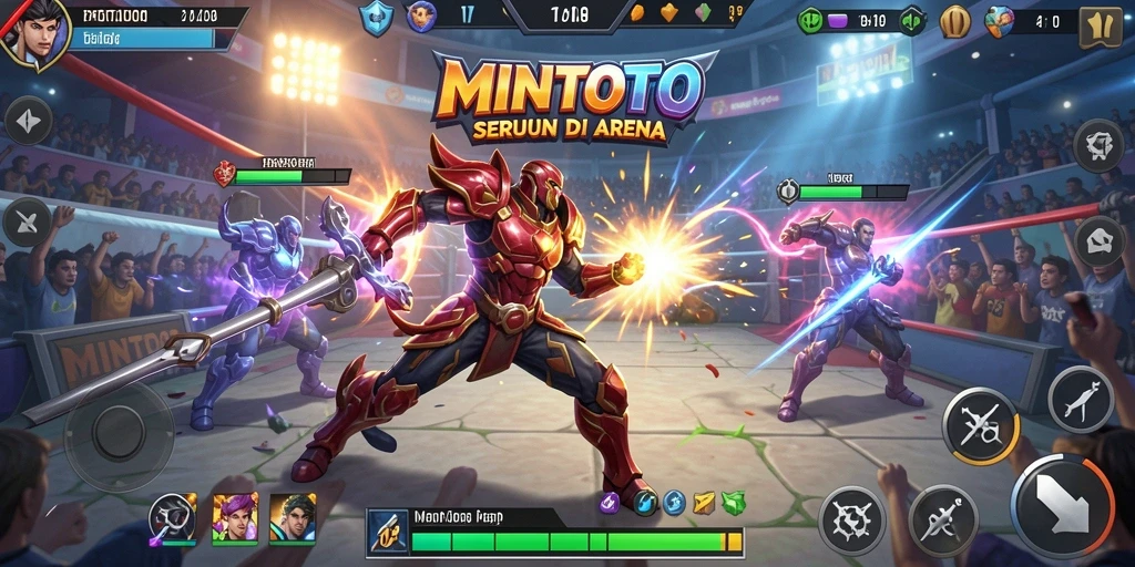 Gameplay seru MINTOTO dalam pertarungan yang mengesankan.