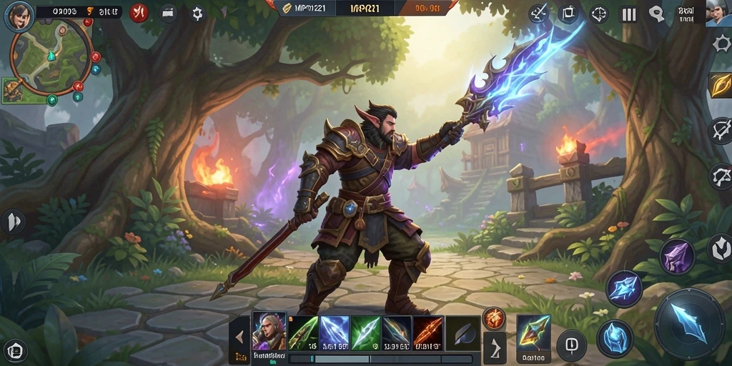 Tampilan gameplay menarik dalam semesta ARPG yang mengagumkan.