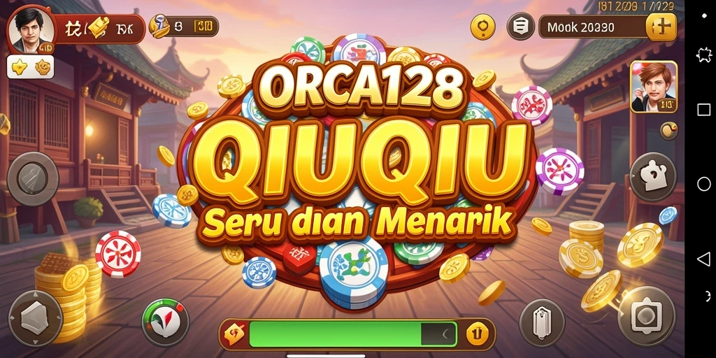 Tampilan gameplay ORCA128 yang memukau dalam permainan QiuQiu.