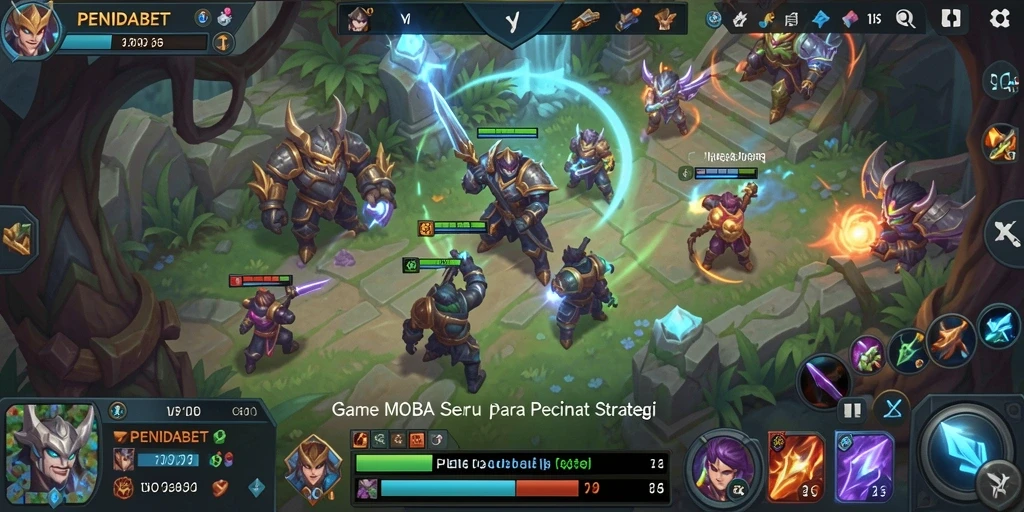 Tampilan gameplay seru dengan karakter unik di PENIDABET.