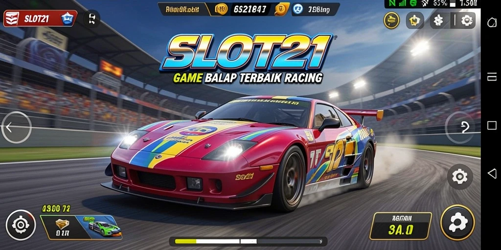 Gameplay menegangkan di SLOT21 dengan balapan yang seru.