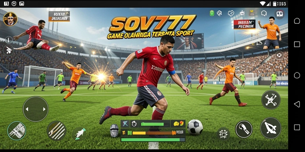 Tampilan gameplay SOV777 yang mendebarkan dan penuh aksi olahraga.