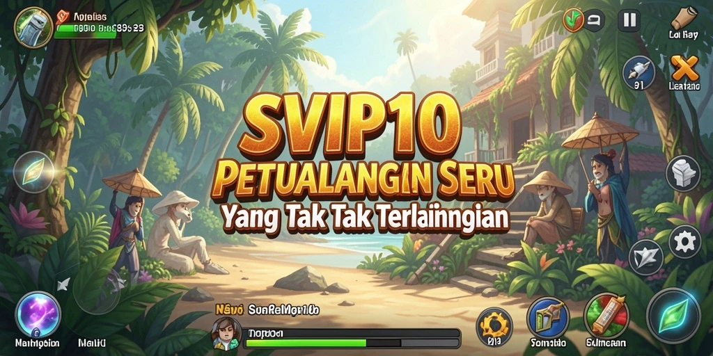 Tampilan gameplay yang intens dan menakjubkan dalam petualangan SVIP10.